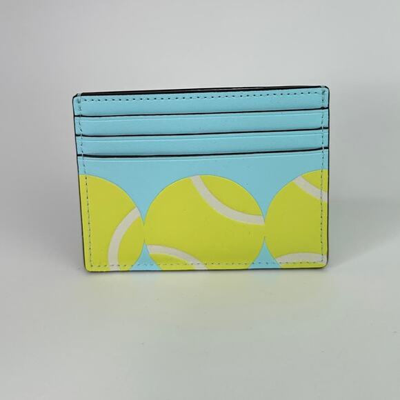 Kate Spade Grand Slam Tennis Small Slim Card Holder - Picture 4 of 6
